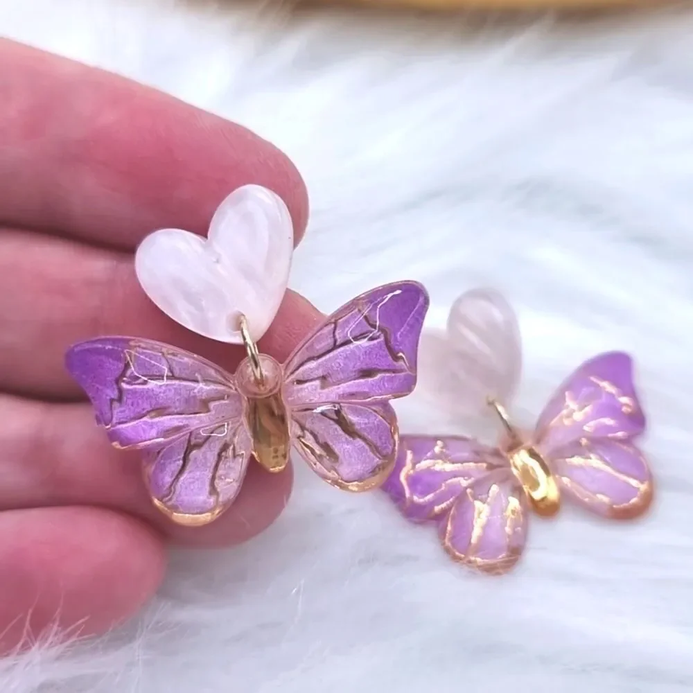 BUTTERFLY dangle earrings 925 Posts 2/$20 | NWOT